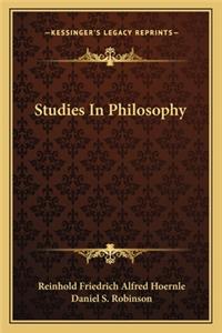 Studies in Philosophy