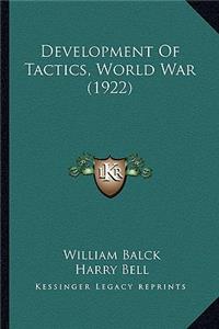 Development Of Tactics, World War (1922)