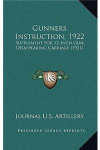Gunners Instruction, 1922