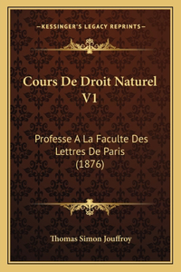 Cours De Droit Naturel V1