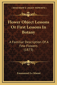 Flower Object Lessons Or First Lessons In Botany