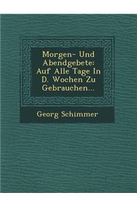 Morgen- Und Abendgebete