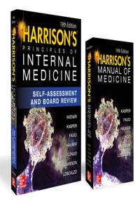 Harrison's Principles of Internal Medicine Self-Assessment and Board Review, 19th Edition and Harrison's Manual of Medicine 19th Edition Val Pak