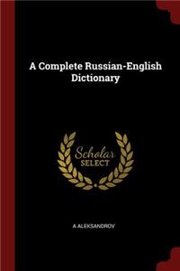 A Complete Russian-English Dictionary