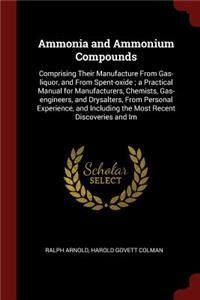 Ammonia and Ammonium Compounds