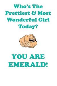 EMERALD is The Prettiest Affirmations Workbook Positive Affirmations Workbook Includes
