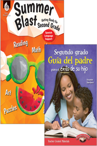 Getting Students and Parents Ready for Second Grade (Spanish) 2-Book Set