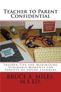 Teacher to Parent Confidential