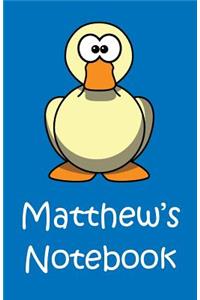 Matthew's Notebook