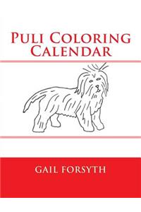 Puli Coloring Calendar