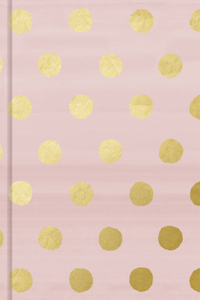 Pink with Gold Dots Journal