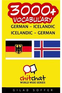 3000+ German - Icelandic Icelandic - German Vocabulary