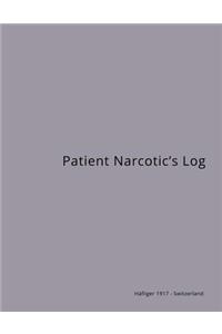 Patient Narcotic's Log