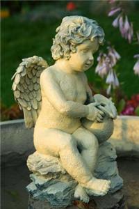 Statue of a Little Cupid in the Park Journal