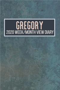 GREGORY 2020 Week/Month View Diary