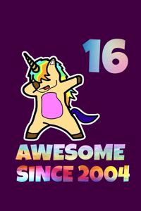 Dabbing Unicorn Awesome Since 2007 13th Birthday