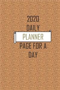 daily calendar 2020 page a day