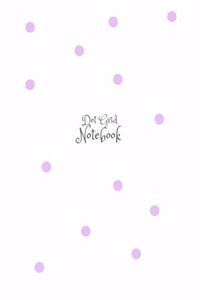 Purple Pastel Stylish Modern Dotted Notebook, Dot Grid Sketcher (8.5 x 11) Large Journal