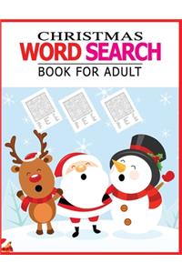 Christmas Word Search Book for Adult