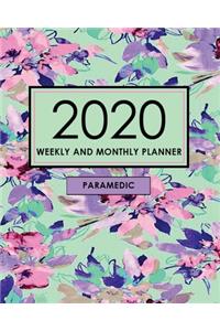 2020 Weekly and Monthly Planner, Paramedic