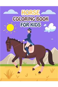 Horse Coloring Book For Kids