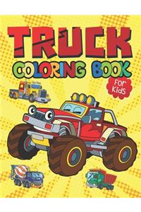 Truck Coloring Book for Kids