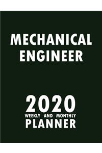 Mechanical Engineer 2020 Weekly and Monthly Planner