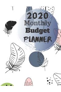 Monthly Budget Planner 2020