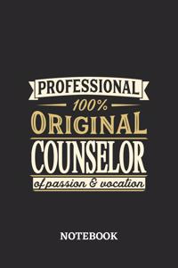 Professional Original Counselor Notebook of Passion and Vocation