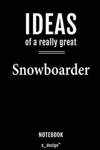 Notebook for Snowboarders / Snowboarder