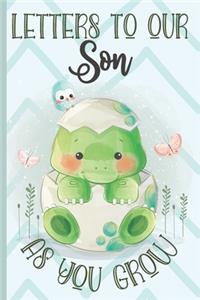 Letters To Our Son as You Grow Dino Journal