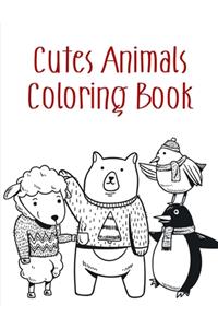 Cutes Animals Coloring Book