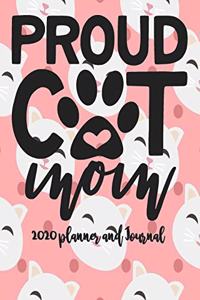 2020 Planner and Journal - Proud Cat Mom