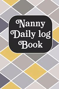 Nanny Daily Log Book