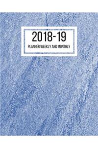 2018-19 Planner Weekly and Monthly