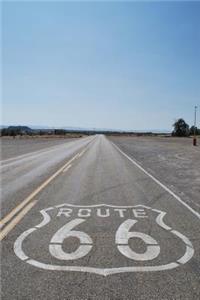Route 66 Painted on the Road Journal