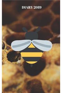 Diary 2019: Bee and Honeycomb