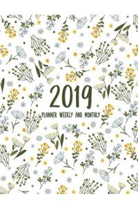 2019 Planner Weekly and Monthly