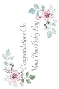 Congratulations on Your New Baby Boy
