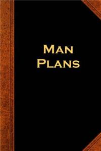 2019 Daily Planner For Men Man Plans Vintage Style