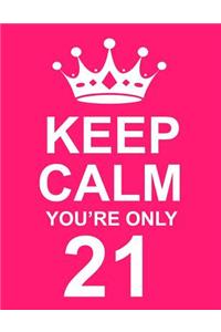 Keep Calm You're Only 21