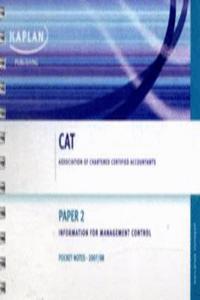 Information for Management Control - Pocket Notes