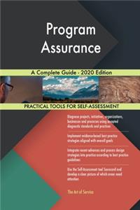 Program Assurance A Complete Guide - 2020 Edition