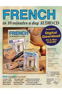 French in 10 Minutes a Day Book + Audio