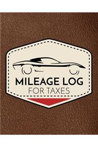 Mileage Log For Taxes