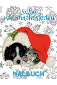 ? Süße Weihnachtsferien Malbuch Ab 7 Jahre ? (Malbuch Jungen Ab 7)