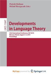 Developments in Language Theory