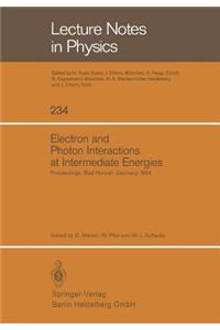 Electron and Photon Interactions at Intermediate Energies