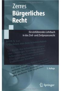 Ba1/4rgerliches Recht: Eine Einfa1/4hrung in Das Zivilrecht Und Die Grundza1/4ge Des Zivilprozessrechts