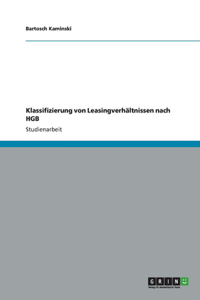 Klassifizierung von Leasingverhältnissen nach HGB